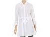 Camasi femei Tommy Bahama - Solid Lawn Shirt Dress - White