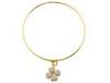 Diverse femei Accessories & Beyond - Charmed Bangle Bracelet - Gold Clover