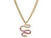 Diverse femei Jessica Simpson - Snake Bead Necklace - Worn Gold/Pink
