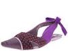 Balerini femei Irregular Choice - 2739-14 Rio - Purple Felt Suede And Leather/Lavender