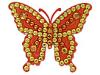 Diverse femei Tarina Tarantino  - Crystallized Lucite Butterfly Barrette - Orange