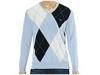 Pulovere barbati Fred Perry - Oversized Argyle Sweater - Lapis