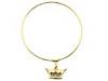 Diverse femei Accessories & Beyond - Charmed Bangle Bracelet - Gold Crown