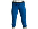Pantaloni femei Nike - Obsessed Dri-Fit Capri - Imperial Blue/Classic Charcoal/Varsity Maize/(Citron)