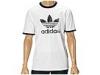 Tricouri barbati Adidas Originals - Ringer Trefoil Tee - White/Black