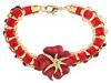 Diverse femei Andrew Hamilton Crawford - Crimson Flower Bracelet - Red