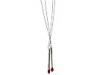 Diverse femei dsquared2 - match necklace - nickel/red