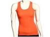 Tricouri femei Nike - Dri-Fit&#174  Rib Tank - Bright Coral/(Matte Silver)