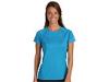 Tricouri femei Nike - Soft Hand S/S Base Layer Top - Blue Lacquer/(Reflective Silver)