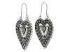 Diverse femei lucky brand - ojai heart hoop earrings