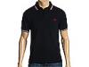 Tricouri barbati Fred Perry - Slim Fit Tipped Polo Shirt - Navy/White/Red