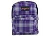 Ghiozdane femei Jansport - All Points - Electric Purple Stan Plaid