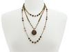 Diverse femei Carolee - Runway Military 16\" Adjustable Triple Row Necklace - Gold/Brown Antique