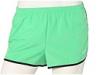 Pantaloni femei Nike - 2\" Road Race Short - Light Green Spark/White/Black/(White)