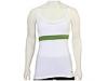 Tricouri femei Nike - Pinnacle Long Sport Tunic - White/Chlorophyll/(Chlorophyll)