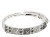 Diverse femei Judith Jack - Contrast Large Bangle Bracelet - Sterling Silver/Crystal