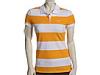 Tricouri femei Nike - Short-Sleeve Stripe Pique Polo Shirt - Sunbeam/White/Aster Pink/(White)