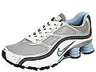 Adidasi femei Nike - Shox Turbo+ 9 - Metallic Silver-Soft Blue-White-Dark Grey
