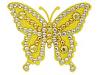 Diverse femei Tarina Tarantino  - Crystallized Lucite Butterfly Barrette - Yellow