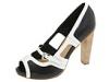Pantofi femei Type Z - Jamie - Black Leather/White