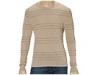 Pulovere barbati Jean Paul Gaultier - Cotton Linen Crew Neck Shirt - Beige With Red