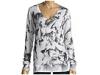 Pulovere femei Volcom - Stealing Kisses V-Neck Sweater - White