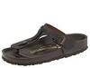 Sandale femei birkenstock - gizeh leather - dark brown w/