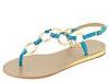 Sandale femei daniblack - Greet - Caribbean Blue Suede