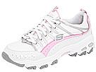 Adidasi femei Skechers - D\'lites - Unwound - White/Light Pink