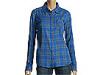 Camasi femei Volcom - Twilight Creep L/S Flannel Shirt - Cerulean Blue