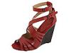 Sandale femei nine west - ponti - dark red leather