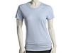 Tricouri femei Nike - Dri-FIT&reg  Cotton Tee - Blue Ice/Matte Silver