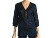 Bluze femei Michael Kors - Embellished Tunic - Black