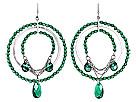 Diverse femei Jessica Simpson - Lady Three-Hoop Enchanting Earrings - Emerald