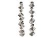 Diverse femei Judith Jack - Contrasts Large Hoop Earrings - Sterling Silver/Crystal