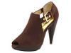 Pantofi femei Michael Kors - Greenwich Open Toe - Coffee Waxy Suede