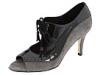 Pantofi femei Vaneli - Polo - Dark Grey Suede/Black Patent