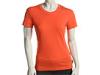 Tricouri femei Nike - Dri-FIT&reg  Cotton Tee - Bright Coral/(Matte Silver)