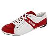 Adidasi barbati Moschino - Leather Logo Sneaker - White/Red