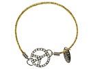 Diverse femei Accessories & Beyond - Elastic Rhinestone Peace Bracelet - Gold