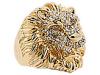 Diverse femei Andrew Hamilton - Lion Ring - Gold & Crystal