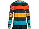 Pulovere barbati Volcom - Rebel Stripe Sweater - Teal Green