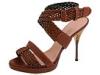 Sandale femei Jean Paul Gaultier - GA1604BC0P G15 - Brown/Brown Amber Lacquered Heel
