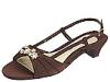 Sandale femei annie - aliza - brown satin