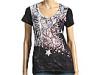 Tricouri femei DKNY - Petite Graphic Stars Tee - Black Combo