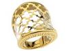 Diverse femei Andrew Hamilton Crawford - Club Ring Gold - Clear Translucent