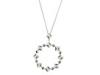 Diverse femei Judith Jack - Contrast 16 inch Openwork Pendant Necklace - Sterling Silver/Crystal