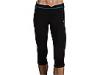 Pantaloni femei Adidas - Glide Three-Quarter Tight - Black/Core Teal