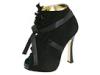 Pantofi femei Dsquared2 - Open Toe Pump Frou Frou Camoscio - Black