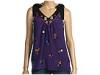 Tricouri femei french connection - wildflower weave cami - sloe